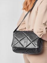 Cross Body Tas Natural Leder Biba Zwart natural ASO2L-vue-porte