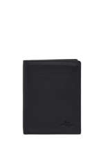 Portefeuille Leder Yves renard Zwart foulonne 56150GY