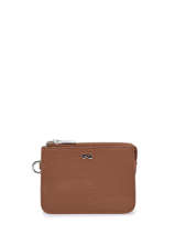 Portemonnee Regate 2 Compartimenten Leder Nathan baume Bruin les marquises 880302NE