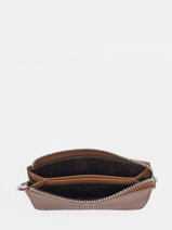 Portemonnee Regate 2 Compartimenten Leder Nathan baume Bruin les marquises 880302NE-vue-porte