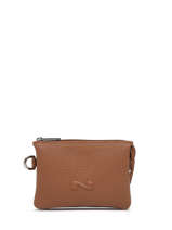 Portemonnee 2 Compartimenten Leder Nathan baume Bruin original n 302N
