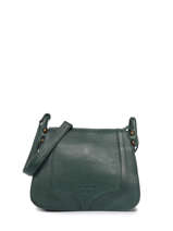 Cross Body Tas Cow Leder Basilic pepper Groen cow BCOW18
