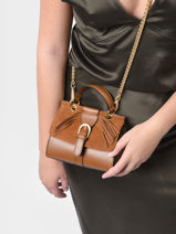 Cross Body Tas S Nomade Leder Etrier Bruin nomade ENOM001S-vue-porte