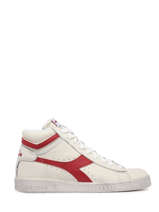 Sneakers Game High Waxed Uit Leder Diadora Wit unisex 89999060