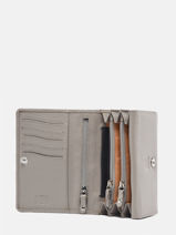 Portefeuille Caviar Leder Crinkles Grijs caviar 14049-vue-porte