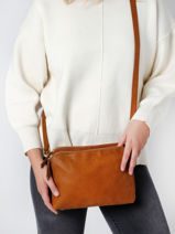 Cross Body Tas Vintage Leder Nat et nin Bruin vintage NAEL-vue-porte