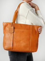 Schoudertas Just Jolie Leder Burkely Bruin just jolie 84-vue-porte