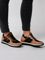 Sneakers Uit Leder Gabor Bruin women 55-vue-porte