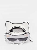 Portemonnee K/choupette Leder Karl lagerfeld Zwart k choupette 226W3201-vue-porte