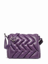 Cross Body Tas Plum Leder Basilic pepper Violet plum BPLU03