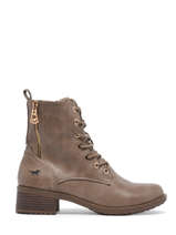 Enkellaarsjes Mustang Beige women 1402502