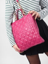 Handtas /schoudertas Coco Miniprix Roze coco FS1005-vue-porte