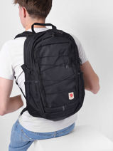 Rugzak 2 Compartimenten Met 15" Laptopvak Fjallraven Roze skule 23346-vue-porte
