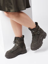 Boots Aspha Com Buffalo Groen women 1622160-vue-porte