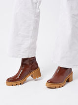 Enkellaarsjes Delizia Les tropeziennes Bruin women 537DELIZ-vue-porte