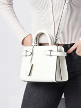 Handtas S Emilie Leder Le tanneur Wit emily TEMI1609-vue-porte