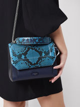 Handtas M Ninon Python Lancel Blauw ninon A09370-vue-porte