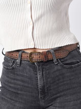 Riem Biba Zwart belt NIA1A-vue-porte