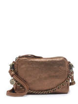 Cross Body Tas Vintage Leder Mila louise Bruin vintage 23673XSX