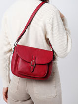 Cross Body Tas Toscane Hexagona Rood toscane 579734-vue-porte