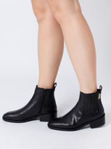 Enkellaarsjes Lukaze Uit Leder Les tropeziennes women 635LUKAZ-vue-porte