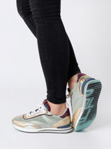 Damessneakers Phoenix Leder Hoff Groen women 22202012-vue-porte