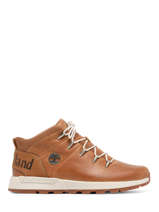 Mid Sneakers Sprint Trekker Uit Leder Timberland Bruin men A2PC2924