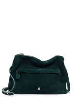 Cross Body Tas Daim Leder Craie Groen daim LOGIQUE