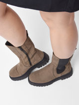 Boots Uit Leder Gabor Bruin women 11-vue-porte