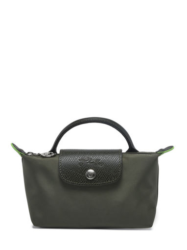 Longchamp Le pliage green Clutch Bruin