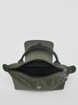 Longchamp Le pliage green Clutch Groen-vue-porte