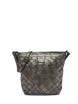 Cross Body Tas Heritage Leder Biba Grijs heritage LEI2L