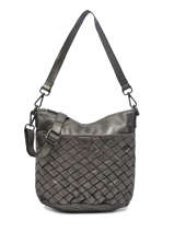 Cross Body Tas Heritage Leder Biba Grijs heritage LEI4L