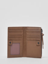 Portefeuille Leder Biba Bruin wallet 12138-vue-porte
