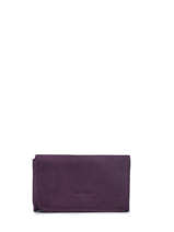 Portemonnee Etincelle Nubuck Leder Etrier Violet etincelle nubuck EETN650