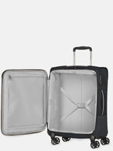 Handbagage Samsonite Zwart popsoda CT4003-vue-porte
