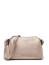 Cross Body Tas Grained Miniprix Beige grained F8036