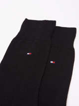 Set Van 2 Paar Sokken Tommy hilfiger Zwart socks men 371111