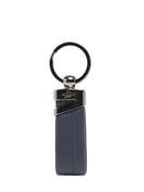 Sleutelhanger Leder Yves renard Blauw foulonne 2328