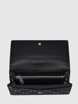 Portefeuille Ikonik Monogram Karl lagerfeld Zwart k ikonic 2.0 230W3225-vue-porte