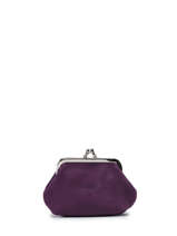 Portemonnee Etincelle Nubuck Leder Etrier Violet etincelle nubuck EETN654