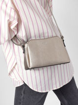 Cross Body Tas Grained Miniprix Beige grained F8036-vue-porte