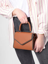 Cross Body Tas Perle Miniprix Bruin perle C0127-vue-porte