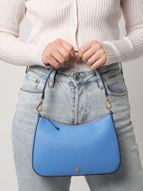 Schoudertas Danni 26 Leder Lauren ralph lauren Blauw danni 31883768-vue-porte