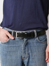 Riem Petit prix cuir Bruin belt classic f 35-vue-porte