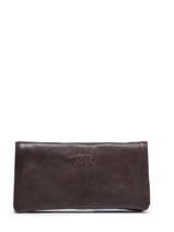 Portefeuille Cow Leder Basilic pepper Violet cow BCOW96