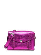 Cross Body Tas Ultraviolet Leder Paul marius Roze ultraviolet UV