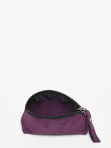Portemonnee S Etincelle Nubuck Leder Etrier Violet etincelle nubuck EETN651-vue-porte