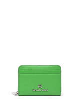 Portemonnee Jet Set Leder Michael kors Groen jet set charm S1ST9Z1L