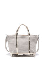 Cross Body Tas Cabas Lin Vanessa bruno Beige cabas lin 31V40410